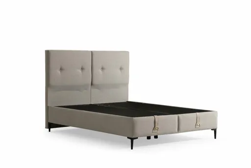 Rám dvoulůžkové postele s čelem Bade 160 x 200 - Beige