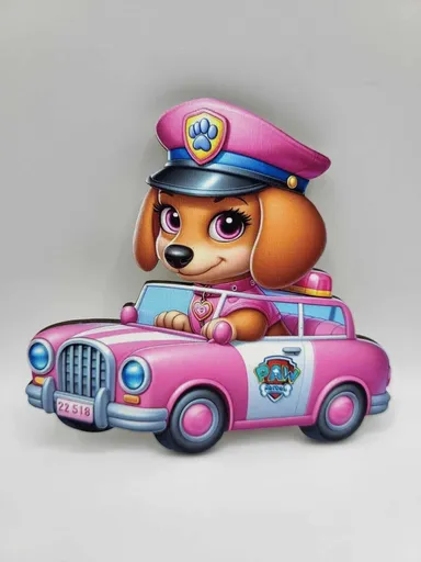 Loranc Magnetka na dort - Tlapková patrola Skye