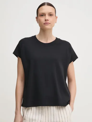 Tommy Hilfiger dámské černé tričko WW0WW44544 XL