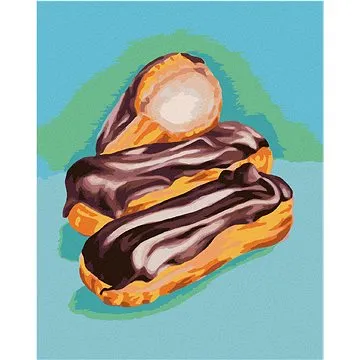 Zuty - Malování podle čísel - ČOKOLÁDOVÉ TYČINKY (MYROSLAVA VOLOSCHUK), 80x100 cm, vypnuté plátno na (HRAmmb00383nad)