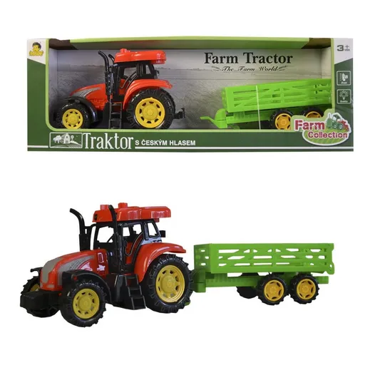 Česky mluvící Traktor s přívěsem IC