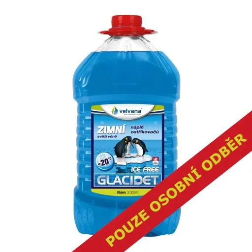 Zimní směs do ostřikovačů VELVANA Glacidet -20°C (3 litry)