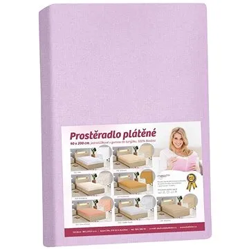 Bellatex Plátěné - 90 × 200 cm - fialová (4819)