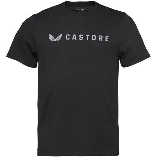 CASTORE SS GRAPHIC T-SHIRT Pánské sportovní triko, černá, velikost XXL