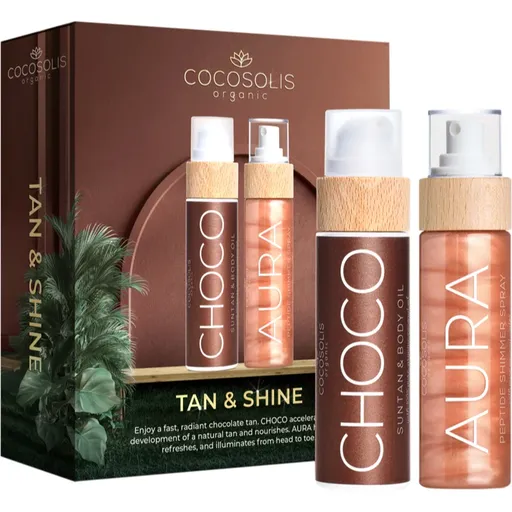 COCOSOLIS Tan & Shine dárková sada pro zvýraznění opálení