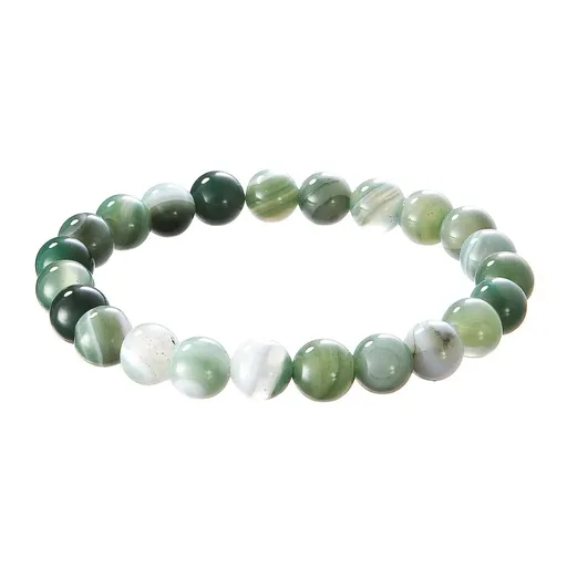 Evolution Group - Pavona Minerální náramek ze zeleného achátu 43056.3