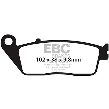 EBC Brzdové destičky FA196V (FA196V)