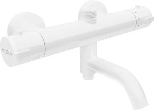 MEXEN KAI termostatická vanová a sprchová baterie 3/4" + 1/2", bílá 77900-20