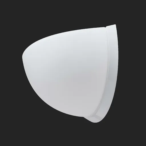 OSMONT NEL59960 NELA DL3 nástěnné skleněné svítidlo bílá IP43 4000 K 15W LED HF