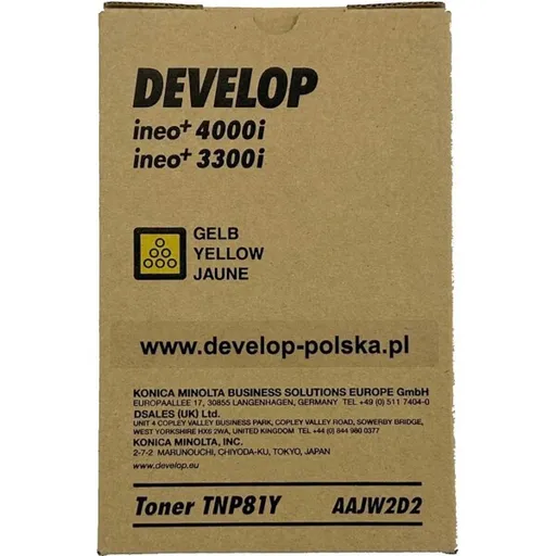 Develop TNP-81 AAJW2D2 žlutý (yellow) originální toner