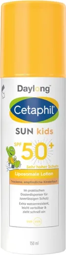 Daylong Opalovací mléko pro děti Cetaphil Sun Kids SPF 50+ (Liposomale Lotion) 150 ml