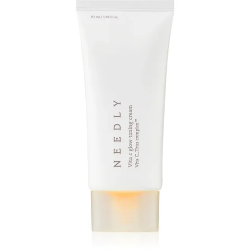 NEEDLY Vita C Glow Toning Cream hydratační tónovací krém pro sjednocení barevného tónu pleti 50 ml