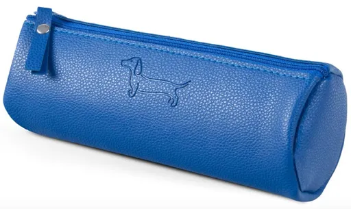 Penál etue válcová Sausage Dog dark blue 7x20cm