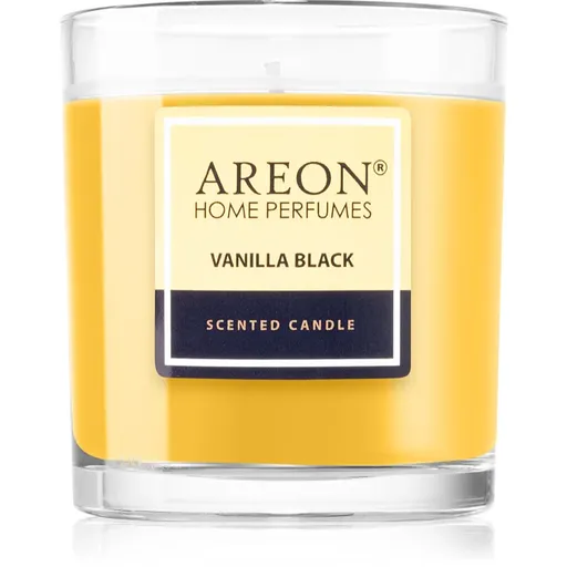 Areon Scented Candle Vanilla Black vonná svíčka 120 g