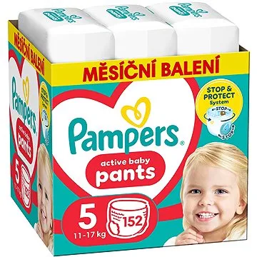 PAMPERS Pants vel. 5 (152 ks) –  měsíční zásoba (8006540068601)