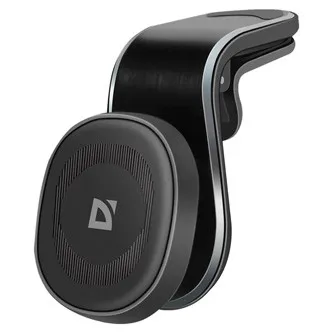 Magnetický držák mobilu CH-127 Defender do auta, ventGrip, černo-stříbrný, plast, do ventilace, černo-stříbrná, mobil