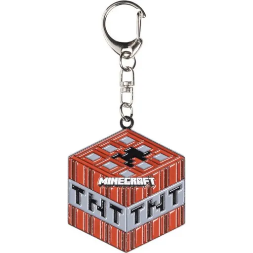 Minecraft kovový přívěšek kostka