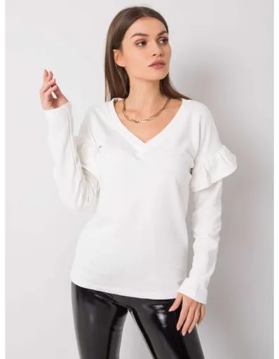 Dámská mikina Scarlett RUE PARIS ecru