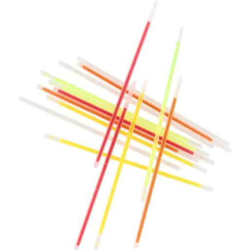 Teddies Tyčinky náramky svítící 15ks v tubě