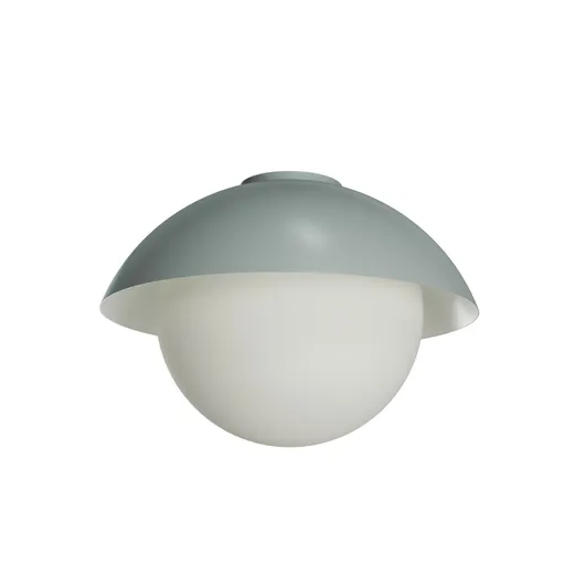 OSMONT LUK60516 LUKIDA 3 stropní/nástěnné skleněné svítidlo šedá / bílá IP65 4000 K 27W LED