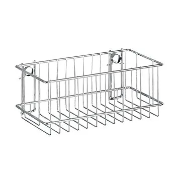 WENKO BEZ VRTÁNÍ Classic - Nástěnná polička velká, kovově lesklá (z21430100)