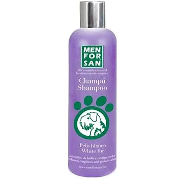 Menforsan Šampon pro zesvětlení bílé srsti pro psy 300 ml (8414580004631)
