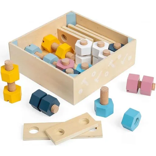 Bigjigs Přepravka matic a šroubů