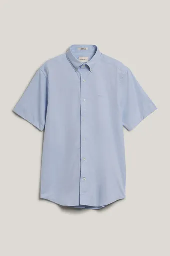 KOŠILE GANT REG PINPOINT OXFORD SS SHIRT LIGHT BLUE