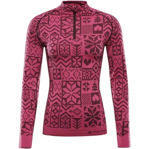 ALPINE PRO SEAMA Dámské funkční triko, růžová, velikost XL/XXL