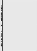 Obal A4 "U" E80 čirý eurozávěs hladký 75mic tuhý 100ks