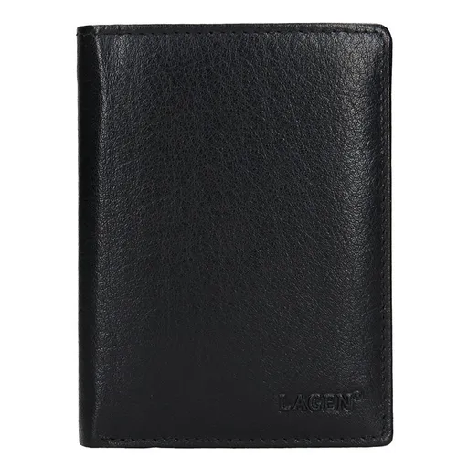 Pánská kožená peněženka Lagen Josef - černá