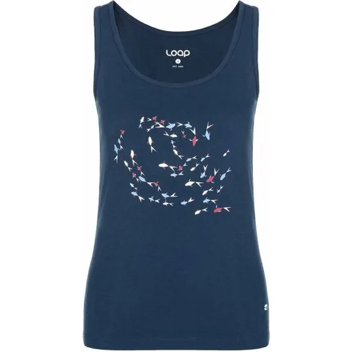 LOAP BAHTA Dámské tílko, tmavě modrá, velikost