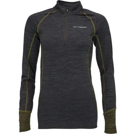 TRIMM CLINIC LADY Dámská mikina, tmavě šedá, velikost