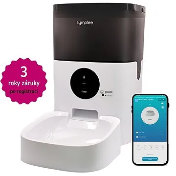 SYMPLEE AY4L-W chytrý automatický dávkovač krmiva s Wi-Fi pro psy a kočky (1005)