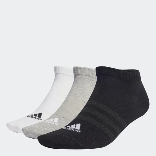 adidas THIN&LIGHT SPORTSWEAR LOW CUT SOCKS 3 PAIR PACK XL