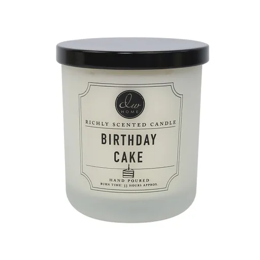DW Home Birthday Cake, 9,7oz vonná svíčka ve skle – Narozeninový dort 274,71 g