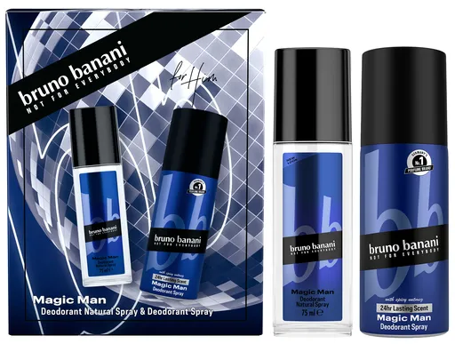 Bruno Banani Magic Man - deodorant s rozprašovačem 75 ml + deodorant ve spreji 150 ml