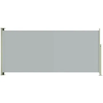 SHUMEE Zástěna zatahovací, šedá 140 x 300cm (317878)