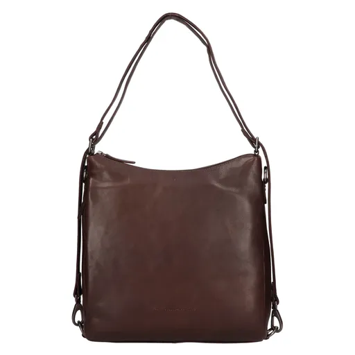 Dámská kožená kabelko-batoh The Chesterfield Brand Letizia - hnědá