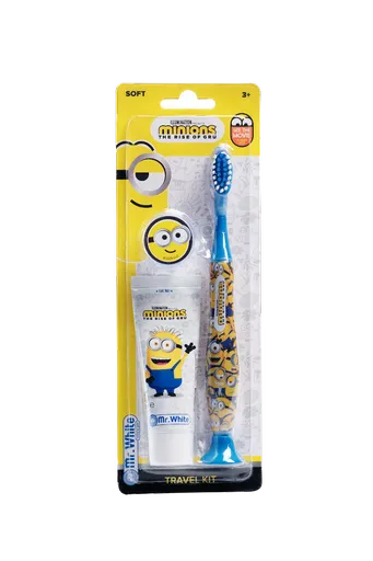 Mr. White Mimoň dětská dentální cestovní sada