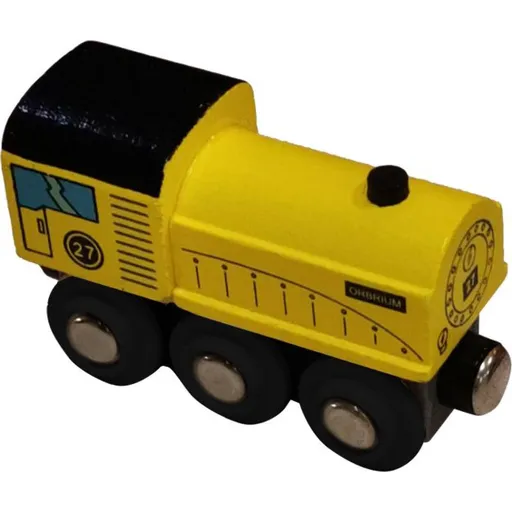 BABU vláčky - Mašinka žlutá