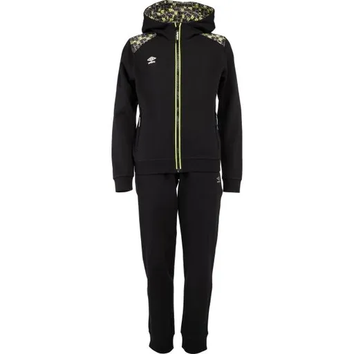 Umbro NARI Chlapecká tepláková souprava, černá, velikost 164-170