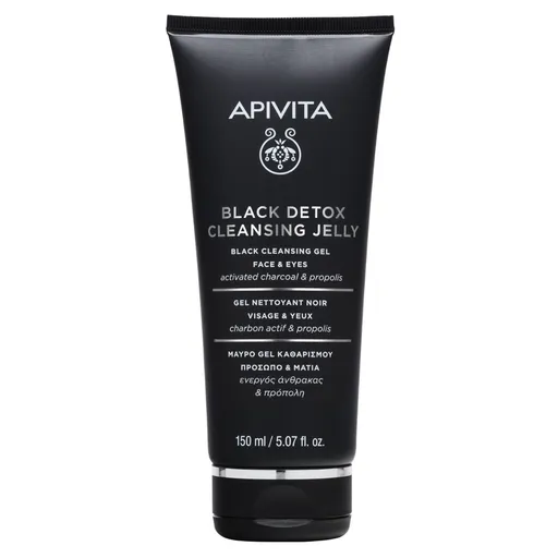 APIVITA Black Detox Cleansing Jelly černý čisticí gel 150 ml