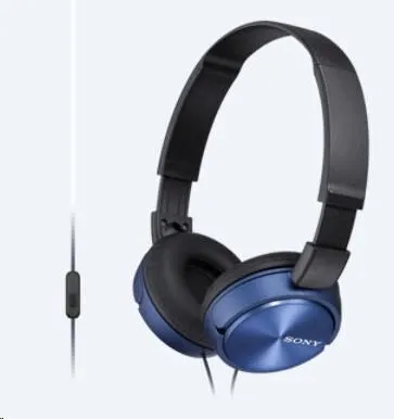 SONY stereo sluchátka MDR-ZX310, modrá