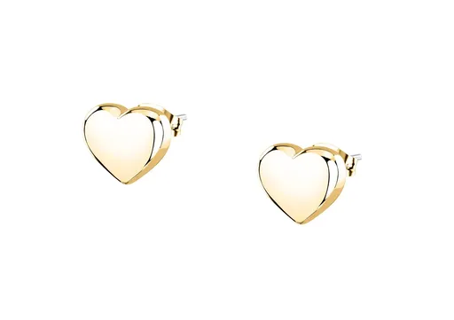 Morellato Pozlacené náušnice Srdíčka Intrecci SAZC16