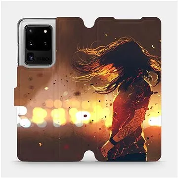 Flipové pouzdro na mobil Samsung Galaxy S20 Ultra - MA02S Tetovaná dívka (5903516171842)