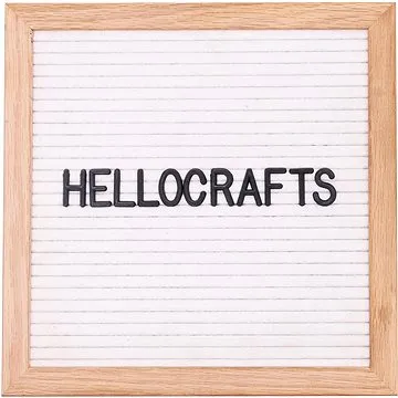 GOLD BABY Letterboard - 360 písmen - bílá (0712221439186)