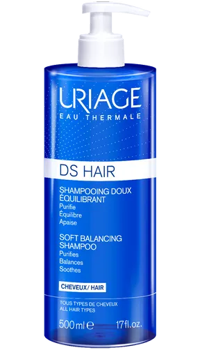 Uriage DS Hair Balancing Shampoo jemný zklidňující šampon 500 ml
