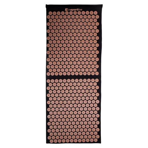 Akupresurní podložka inSPORTline AKU-1000 125 x 50 cm černá-mocha mousse