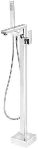 SAPHO CUBEMIX vanová baterie s připojením do podlahy, chrom CM021